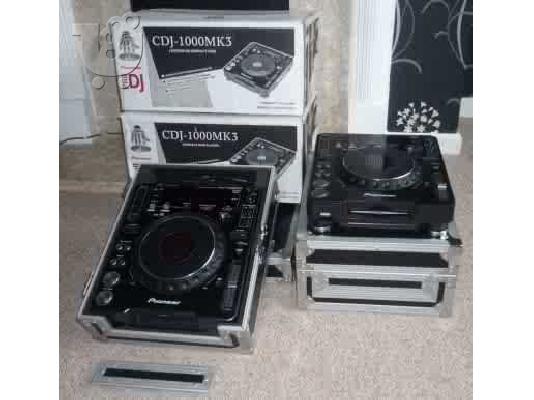 PoulaTo:  2x Pioneer CDJ-1000MK3 & 1x DJM-800 MIXER DJ PACKAGE + 1HDJ 2000 Headphones:€1,200